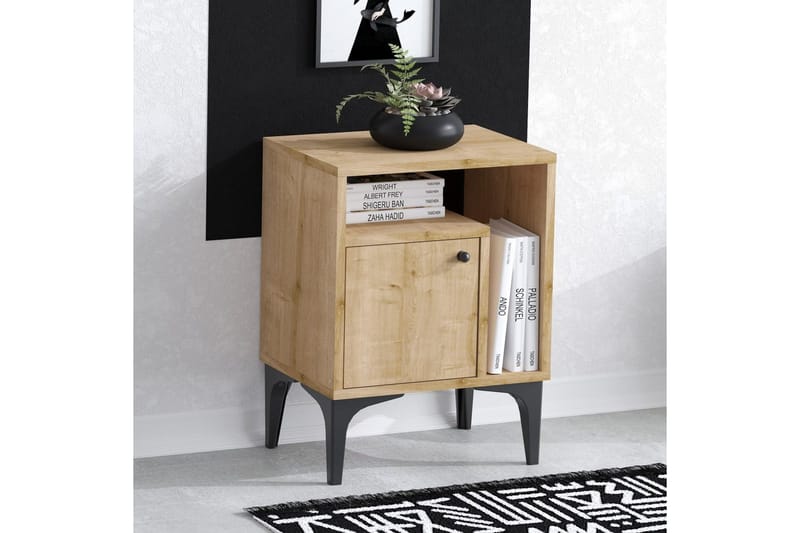 Cliffmarch Nattbord 40 cm - Svart/Mørkfarget tre - Møbler - Bord - Avlastningsbord & sidobord - Sengebord & nattbord