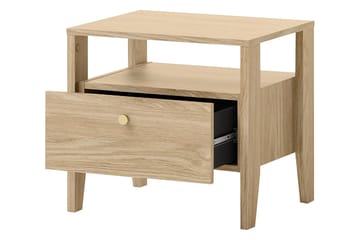 Cocorna Nattbord 50 cm - Beige - Møbler - Bord - Avlastningsbord & sidobord - Sengebord & nattbord