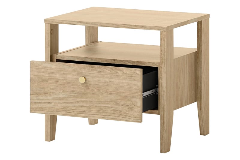 Cocorna Nattbord 50 cm - Beige - Møbler - Bord - Avlastningsbord & sidobord - Sengebord & nattbord