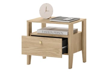 Cocorna Nattbord 50 cm - Beige - Møbler - Bord - Avlastningsbord & sidobord - Sengebord & nattbord