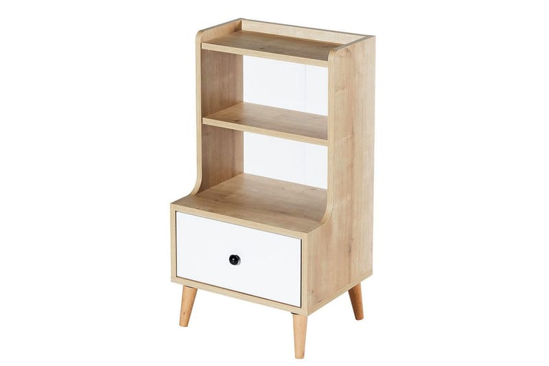 Comfortale Nattbord 45 cm - Sand/Hvit - Møbler - Bord - Avlastningsbord & sidobord - Sengebord & nattbord