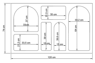 Dalim Konsollbord 120 cm - Hvit - Møbler - Bord - Avlastningsbord & sidobord - Konsollbord & gangbord