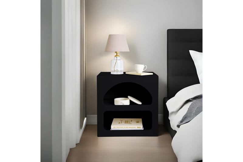 Dalim Nattbord 50 cm - Svart - Møbler - Bord - Avlastningsbord & sidobord - Sengebord & nattbord