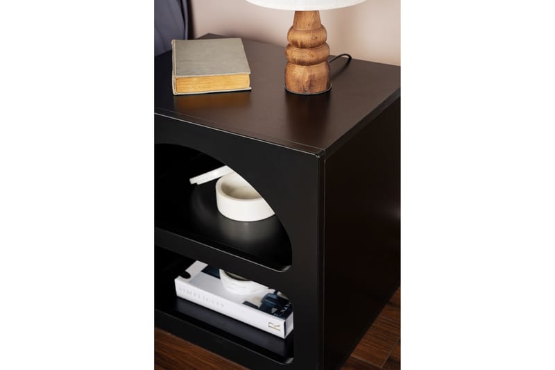 Dalim Nattbord 50 cm - Svart - Møbler - Bord - Avlastningsbord & sidobord - Sengebord & nattbord