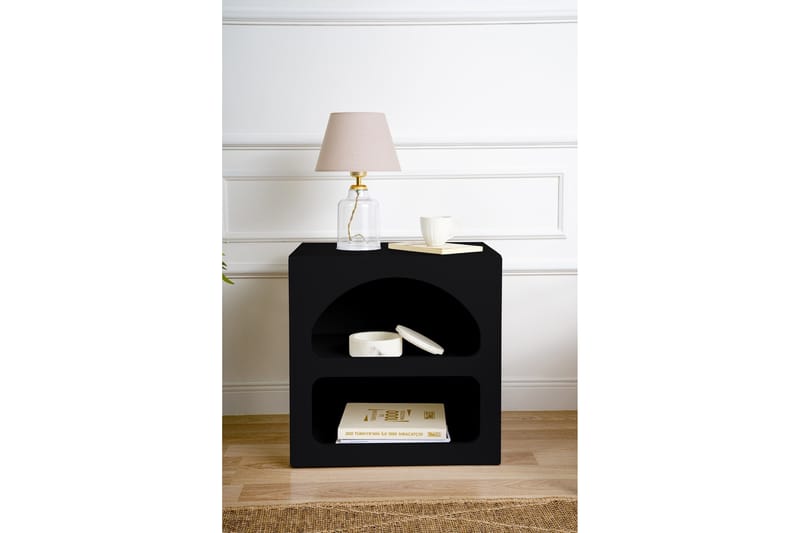 Dalim Nattbord 50 cm - Svart - Møbler - Bord - Avlastningsbord & sidobord - Sengebord & nattbord