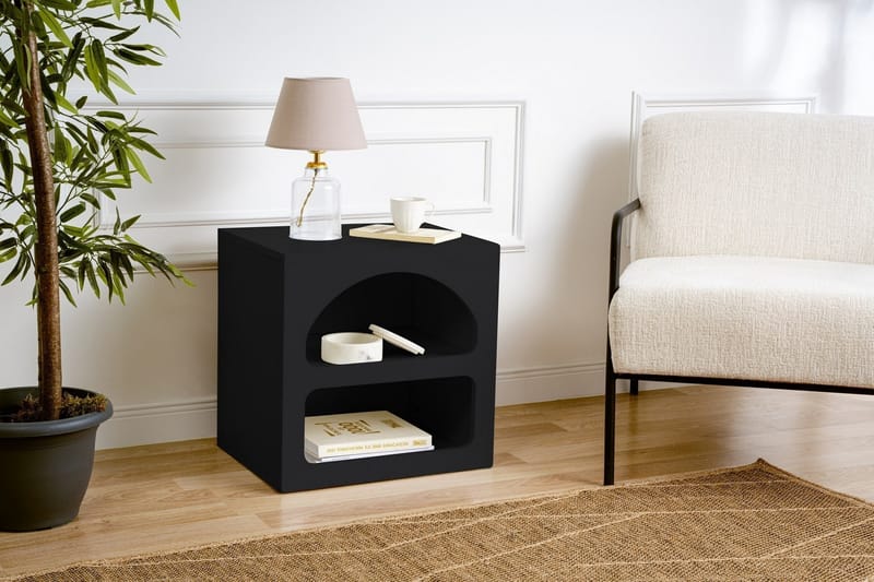 Dalim Nattbord 50 cm - Svart - Møbler - Bord - Avlastningsbord & sidobord - Sengebord & nattbord
