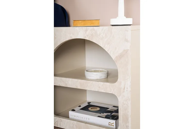 Dalim Nattbord 50 cm - Travertin/Sandstein - Møbler - Bord - Avlastningsbord & sidobord - Sengebord & nattbord