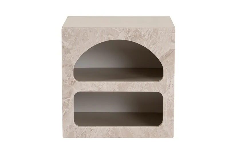 Dalim Nattbord 50 cm - Travertin/Sandstein - Møbler - Bord - Avlastningsbord & sidobord - Sengebord & nattbord