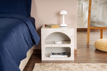 Dalim Nattbord 50 cm - Travertin/Sandstein - Møbler - Bord - Avlastningsbord & sidobord - Sengebord & nattbord