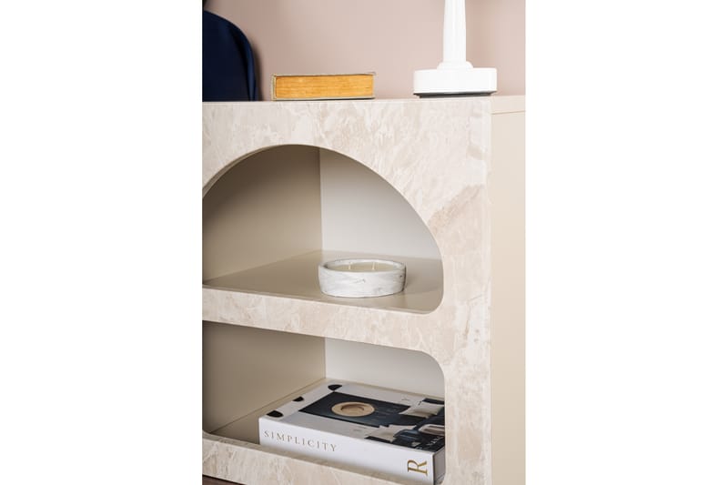 Dalim Nattbord 50 cm - Travertin/Sandstein - Møbler - Bord - Avlastningsbord & sidobord - Sengebord & nattbord