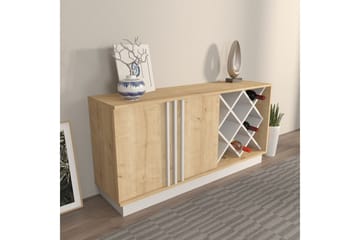 Dasina Konsollbord 148 cm - Eik/Hvit - Oppbevaring - Oppbevaringsmøbler - Sideboard & skjenk