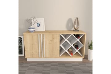 Dasina Konsollbord 148 cm - Eik/Hvit - Oppbevaring - Oppbevaringsmøbler - Sideboard & skjenk