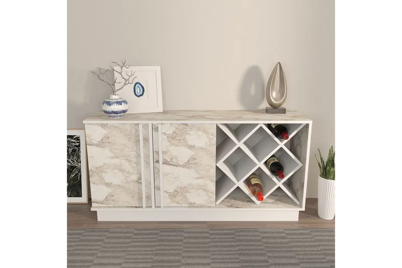Dasina Konsollbord 148 cm - Hvit - Oppbevaring - Oppbevaringsmøbler - Sideboard & skjenk