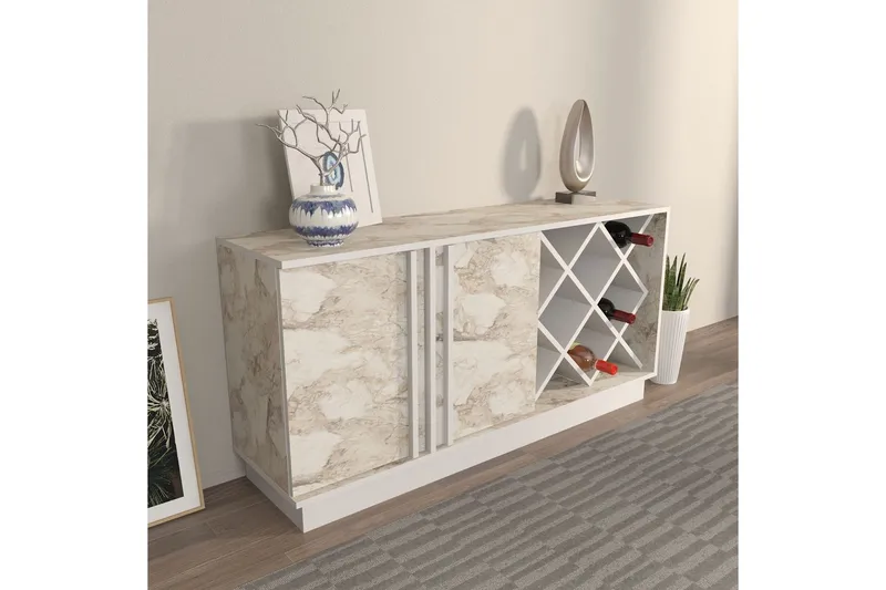Dasina Konsollbord 148 cm - Hvit - Oppbevaring - Oppbevaringsmøbler - Sideboard & skjenk