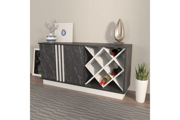 Dasina Konsollbord 148 cm - Hvit/Sort - Oppbevaring - Oppbevaringsmøbler - Sideboard & skjenk