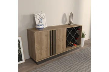 Dasina Konsollbord 148 cm - Valnøtt/Sort - Møbler - Bord - Avlastningsbord & sidobord - Konsollbord & gangbord