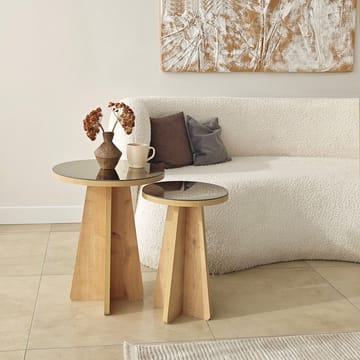 Dasina sidebord 2 deler 50 cm - Bronzie/Safir Eik - Møbler - Bord - Avlastningsbord & sidobord - Settbord