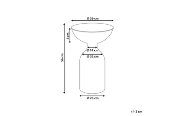 Dearra Sidebord 36 cm - Grønn - Møbler - Bord - Avlastningsbord & sidobord - Lampebord & sidebord