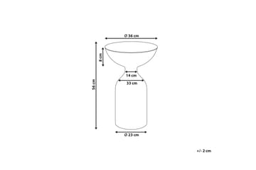 Dearra Sidebord 36 cm - Svart - Møbler - Bord - Avlastningsbord & sidobord - Lampebord & sidebord