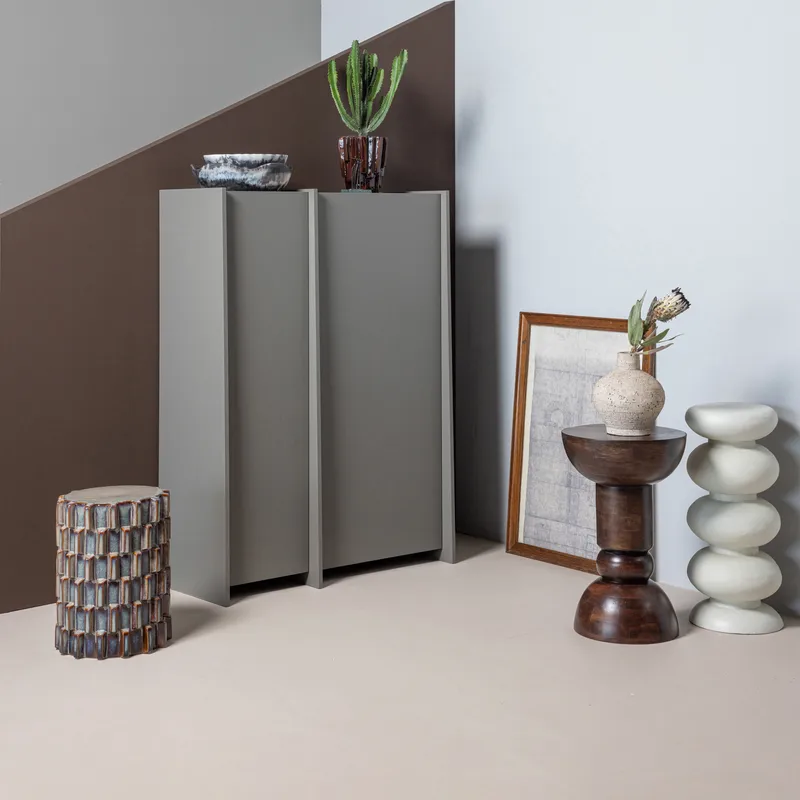 Dekorativt sidebord Axu 35 cm utendørs - Blågrå - Møbler - Bord - Avlastningsbord & sidobord - Lampebord & sidebord