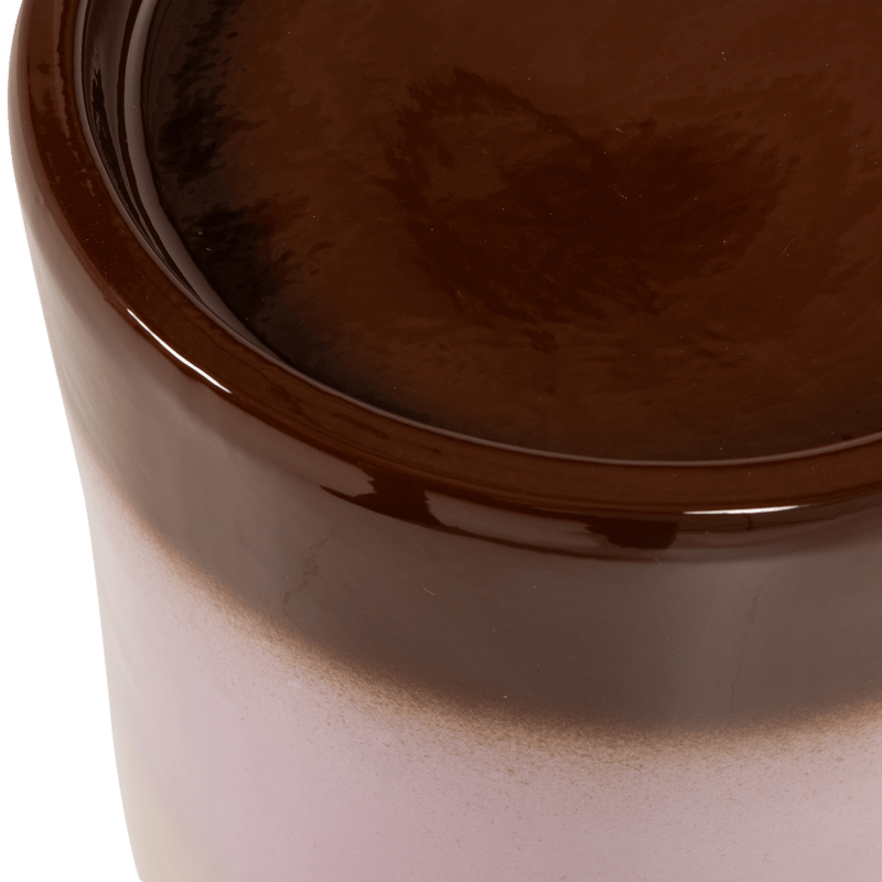 Dekorativt sidebord Ollo - Rosa/Brun fargegradient - Møbler - Bord - Avlastningsbord & sidobord - Lampebord & sidebord