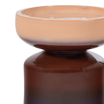 Dekorativt sidebord Tumo 35 cm utendørs - Lilla/Brun - Møbler - Bord - Avlastningsbord & sidobord - Lampebord & sidebord