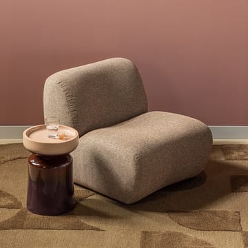 Dekorativt sidebord Tumo 35 cm utendørs - Lilla/Brun - Møbler - Bord - Avlastningsbord & sidobord - Lampebord & sidebord