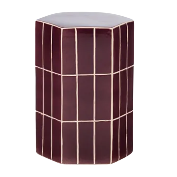 Dekorativt sidebord Plu 30 cm utendørs - Lilla - Møbler - Bord - Avlastningsbord & sidobord - Lampebord & sidebord