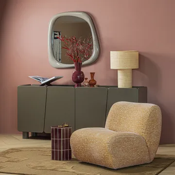 Dekorativt sidebord Plu 30 cm utendørs - Lilla - Møbler - Bord - Avlastningsbord & sidobord - Brettbord og småbord