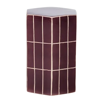 Dekorativt sidebord Plu 30 cm utendørs - Lilla - Møbler - Bord - Avlastningsbord & sidobord - Brettbord og småbord