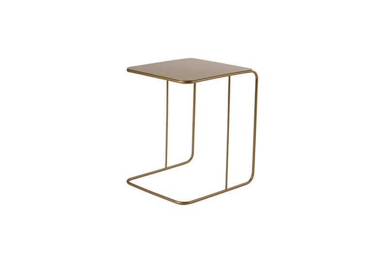 Dera Sidebord 47 cm - Gull - Møbler - Bord - Avlastningsbord & sidobord - Lampebord & sidebord