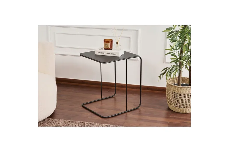 Dera Sidebord 47 cm - Svart - Møbler - Bord - Avlastningsbord & sidobord - Lampebord & sidebord