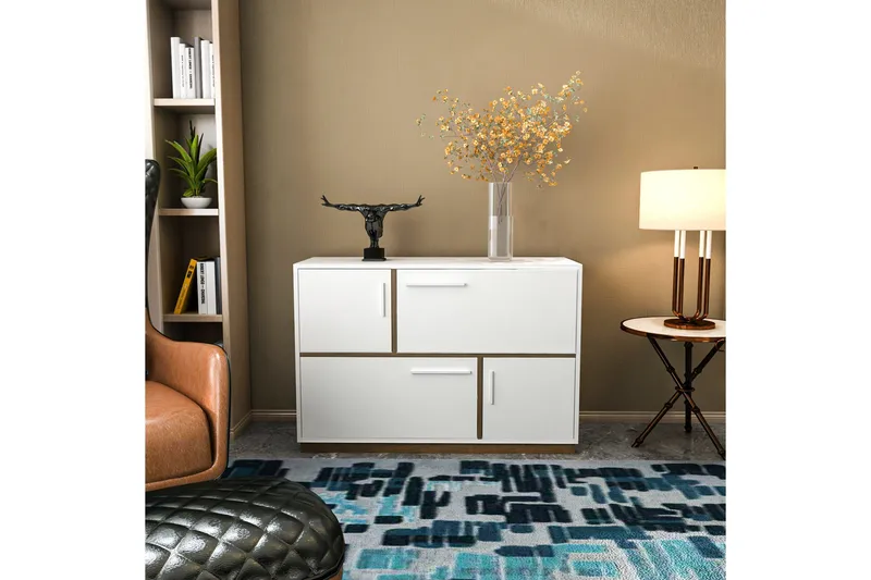 Desgrar Konsollbord 120x81,6 cm - Hvit - Møbler - Bord - Avlastningsbord & sidobord - Konsollbord & gangbord