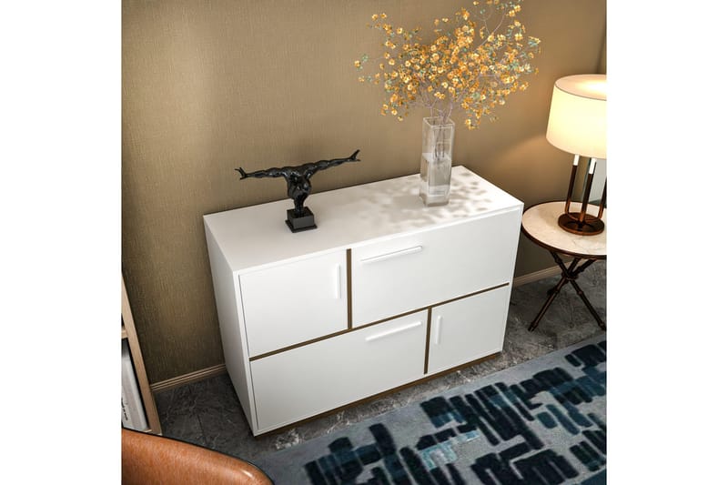 Desgrar Konsollbord 120x81,6 cm - Hvit - Møbler - Bord - Avlastningsbord & sidobord - Konsollbord & gangbord