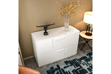 Desgrar Konsollbord 120x81,6 cm - Hvit - Møbler - Bord - Avlastningsbord & sidobord - Konsollbord & gangbord