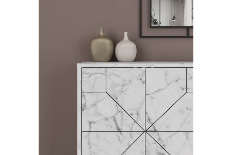 Desgrar Konsollbord 123x62,4 cm - Hvit - Møbler - Bord - Avlastningsbord & sidobord - Konsollbord & gangbord