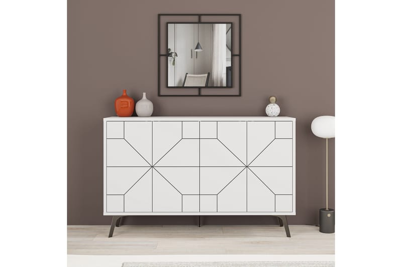 Desgrar Konsollbord 123x62,4 cm - Hvit - Møbler - Bord - Avlastningsbord & sidobord - Konsollbord & gangbord