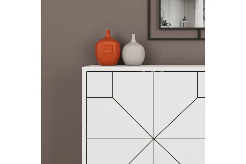 Desgrar Konsollbord 123x62,4 cm - Hvit - Møbler - Bord - Avlastningsbord & sidobord - Konsollbord & gangbord