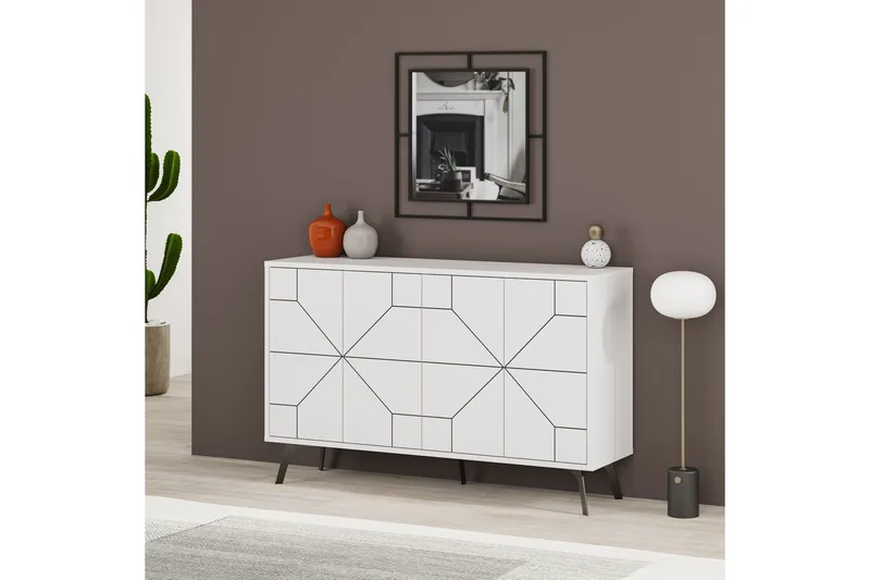 Desgrar Konsollbord 123x62,4 cm - Hvit - Møbler - Bord - Avlastningsbord & sidobord - Konsollbord & gangbord