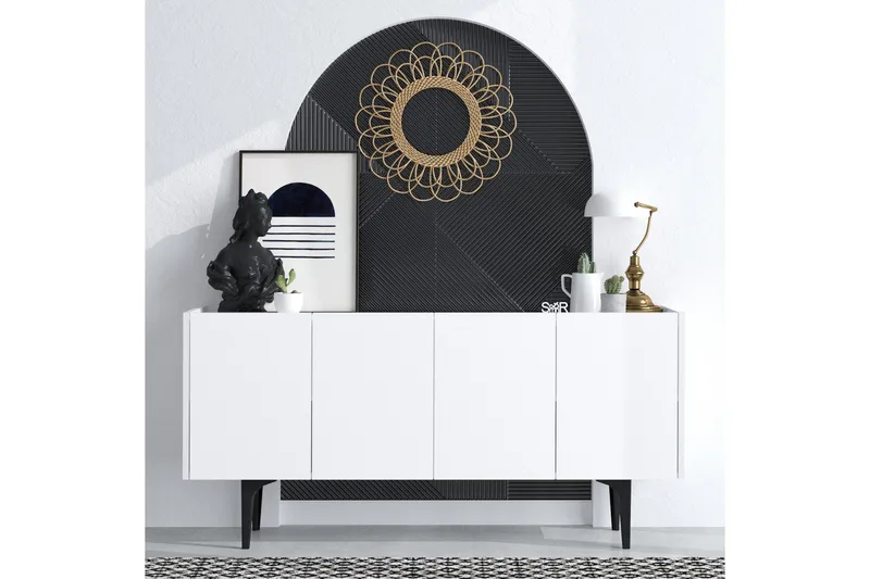 Desgrar Konsollbord 150x75 cm - Hvit - Møbler - Bord - Avlastningsbord & sidobord - Konsollbord & gangbord