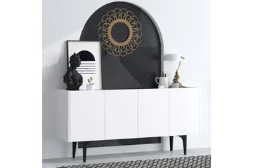 Desgrar Konsollbord 150x75 cm - Hvit - Møbler - Bord - Avlastningsbord & sidobord - Konsollbord & gangbord