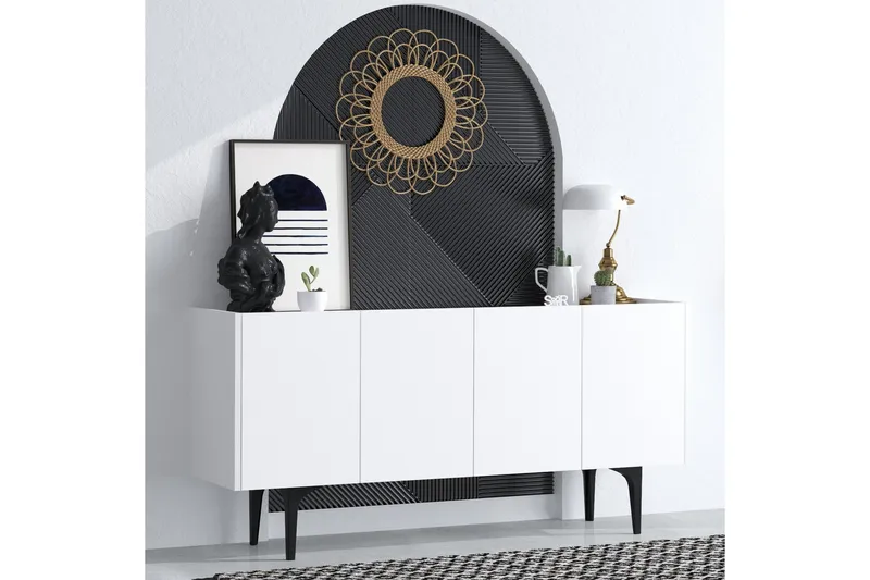 Desgrar Konsollbord 150x75 cm - Hvit - Møbler - Bord - Avlastningsbord & sidobord - Konsollbord & gangbord