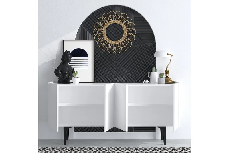 Desgrar Konsollbord 150x75 cm - Hvit - Møbler - Bord - Avlastningsbord & sidobord - Konsollbord & gangbord