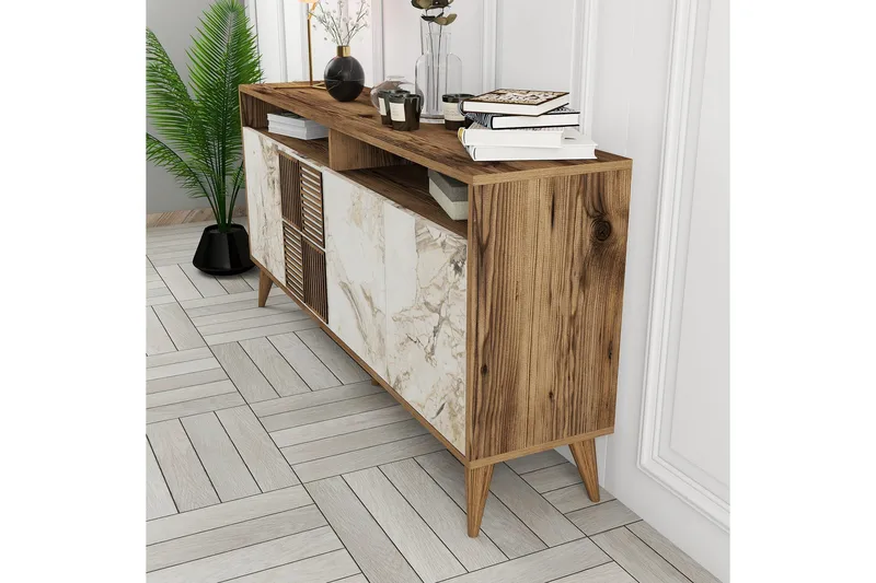 Desgrar Konsollbord 160x78 cm - Brun - Møbler - Bord - Avlastningsbord & sidobord - Konsollbord & gangbord