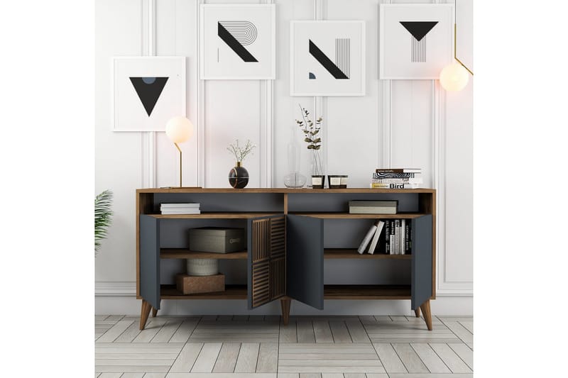 Desgrar Konsollbord 160x78 cm - Brun - Møbler - Bord - Avlastningsbord & sidobord - Konsollbord & gangbord