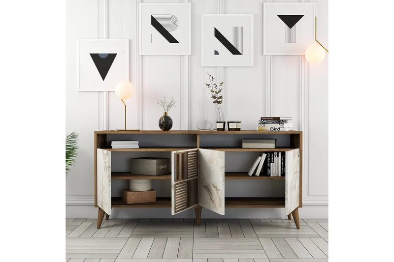 Desgrar Konsollbord 160x78 cm - Brun - Møbler - Bord - Avlastningsbord & sidobord - Konsollbord & gangbord