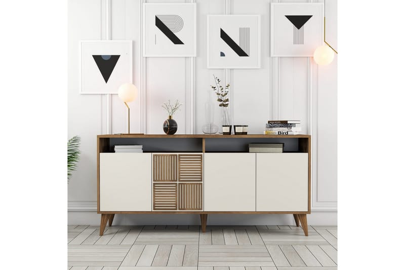 Desgrar Konsollbord 160x78 cm - Brun - Møbler - Bord - Avlastningsbord & sidobord - Konsollbord & gangbord