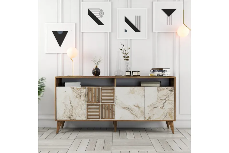 Desgrar Konsollbord 160x78 cm - Brun - Møbler - Bord - Avlastningsbord & sidobord - Konsollbord & gangbord