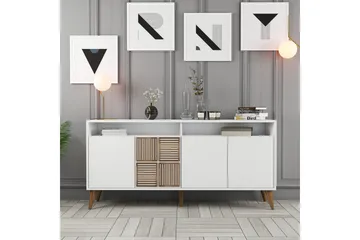 Desgrar Konsollbord 160x78 cm - Hvit - Møbler - Bord - Avlastningsbord & sidobord - Konsollbord & gangbord