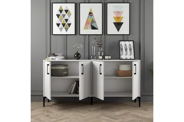 Desgrar Konsollbord 160x78 cm - Hvit - Møbler - Bord - Avlastningsbord & sidobord - Konsollbord & gangbord